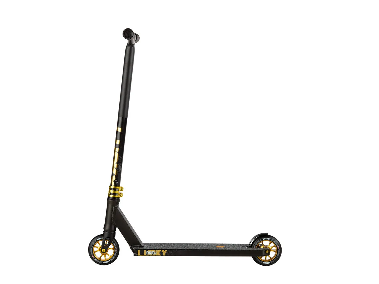 Lucky Crew tricksparkcykel Obsidian 110mm nybörjare