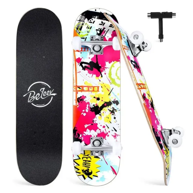 BELEEV 31 skateboard graffiti lönn 7-lager