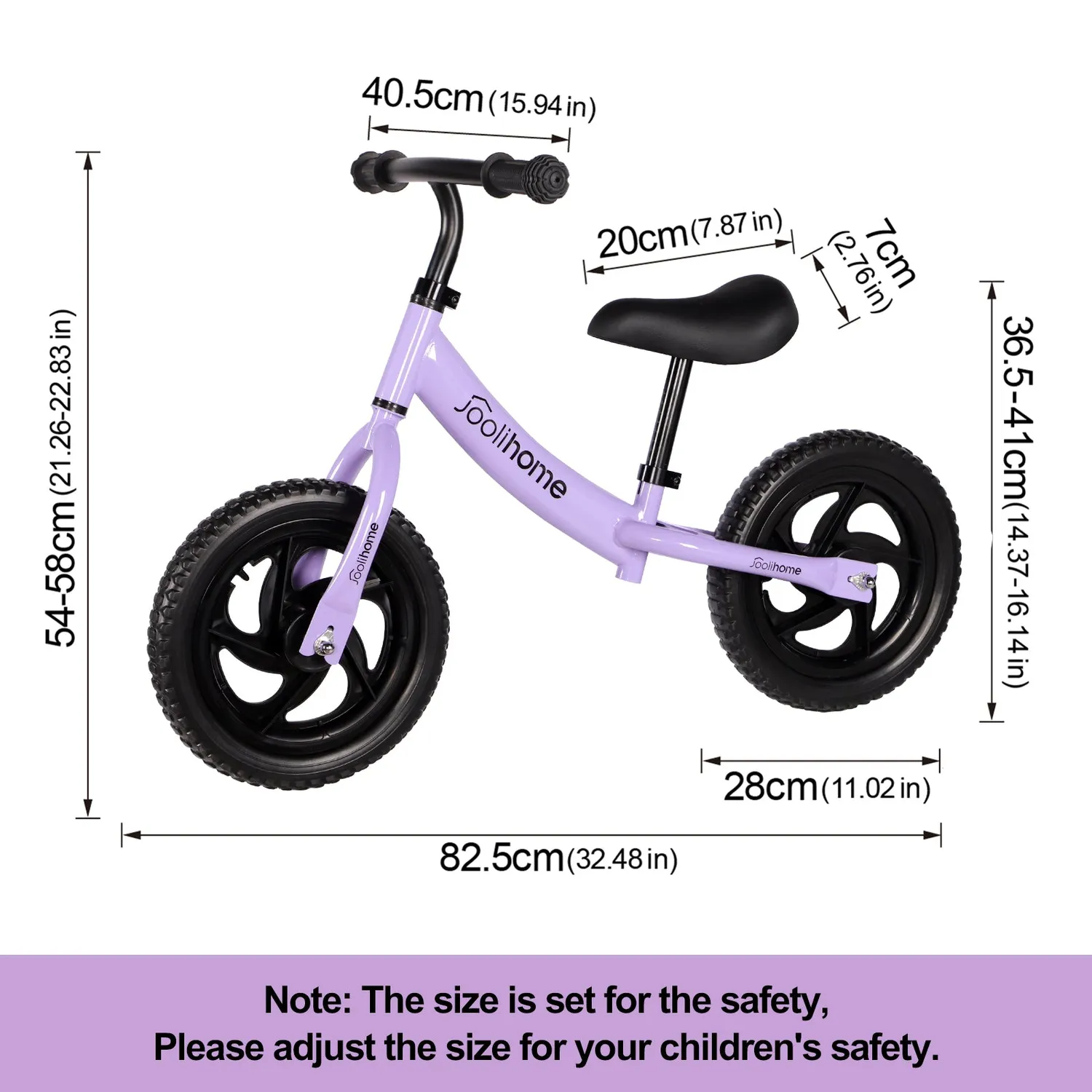 H.yeed 12" springcykel lila kolstål 12 tum