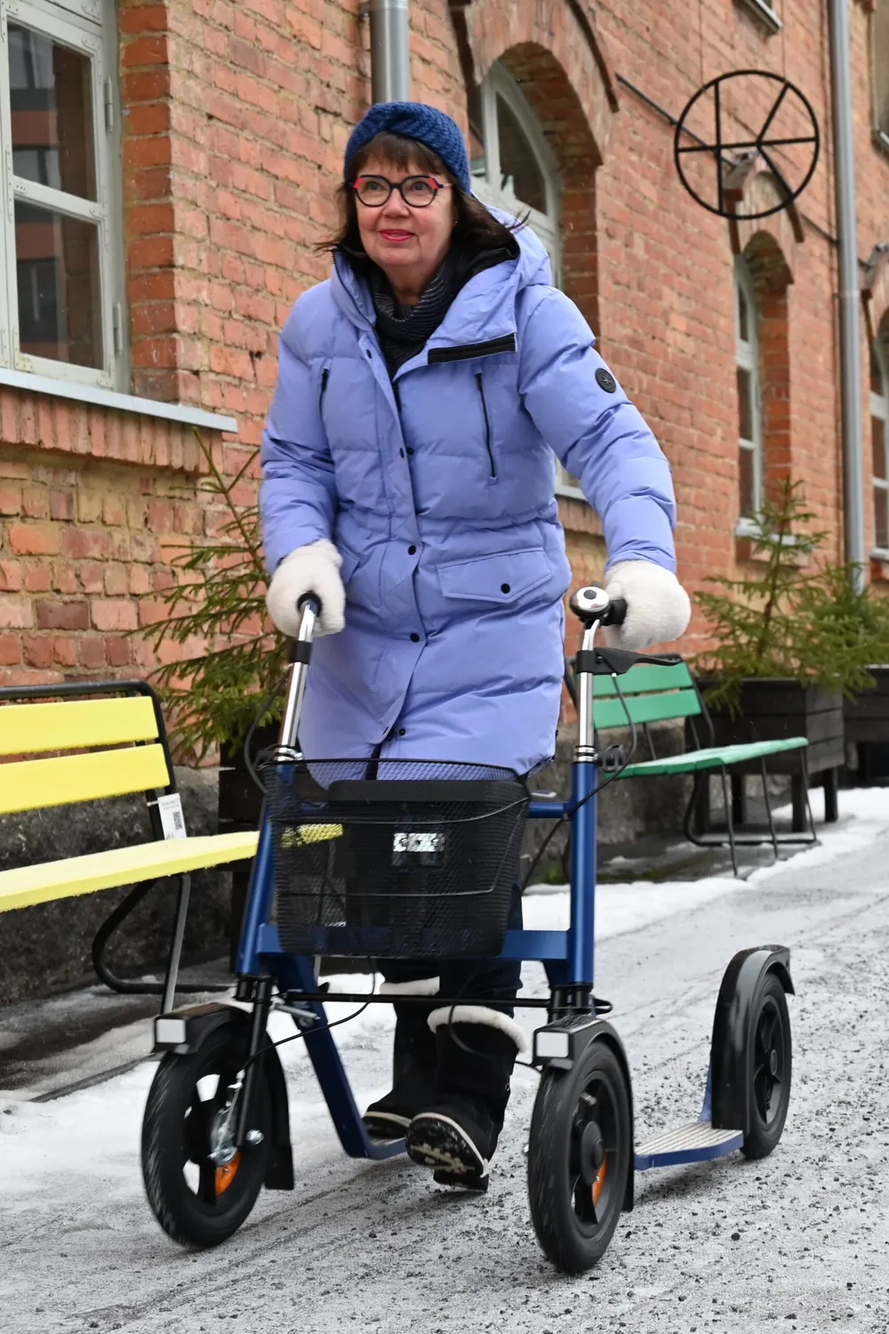 ESLA Kick Roller 3900 sparkcykel 4-hjul trumbroms