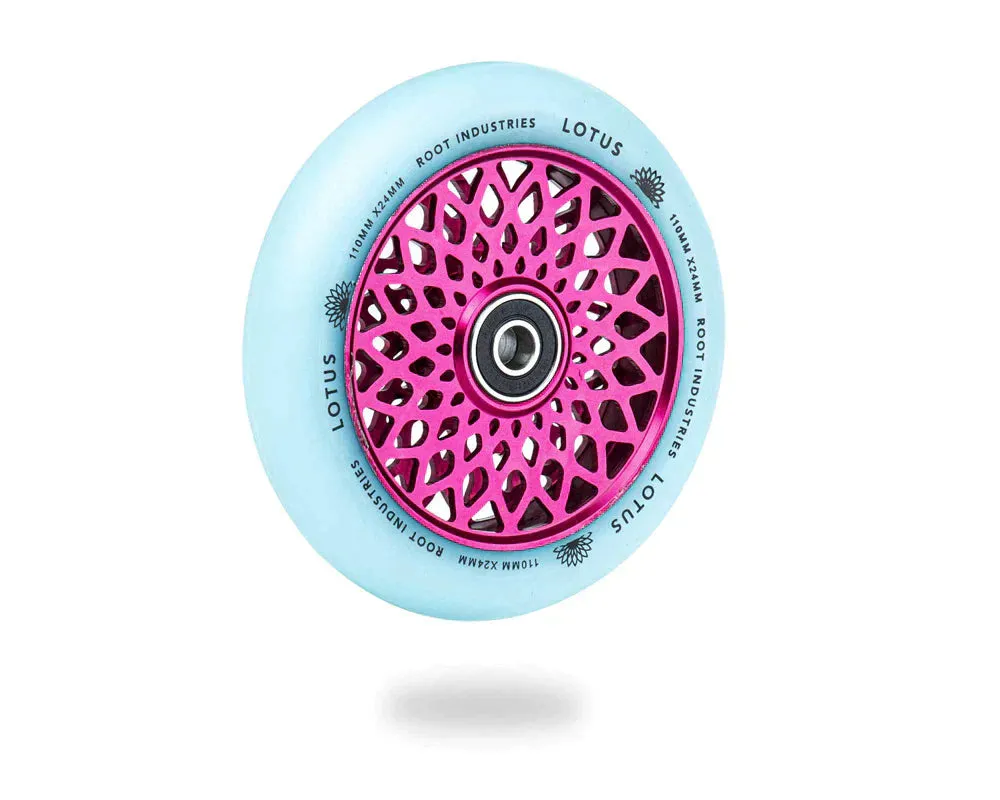 Root Industries Lotus hjul 110mm isotope/rosa 88A