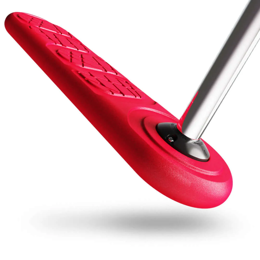 Indo 670 Red Rocker deck + grips röd