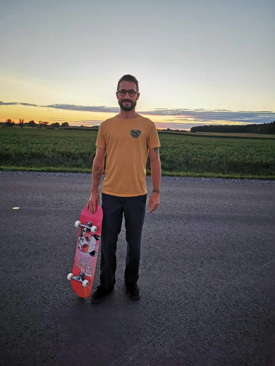 BELEEV 31 skateboard panda 79x20 cm 7-lagers lönn