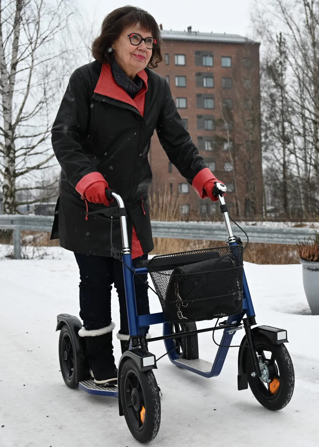 ESLA Kick Roller 3900 sparkcykel 4-hjul trumbroms