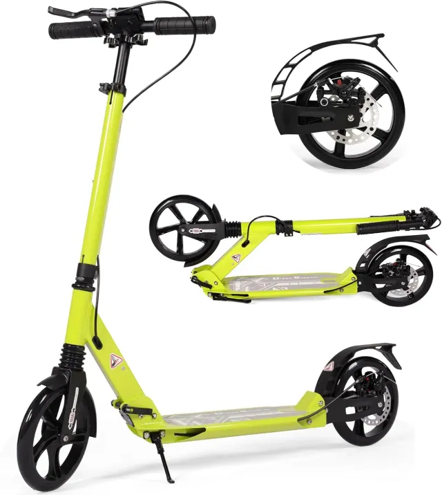 H.yeed sparkcykel 200mm gul med skivbroms
