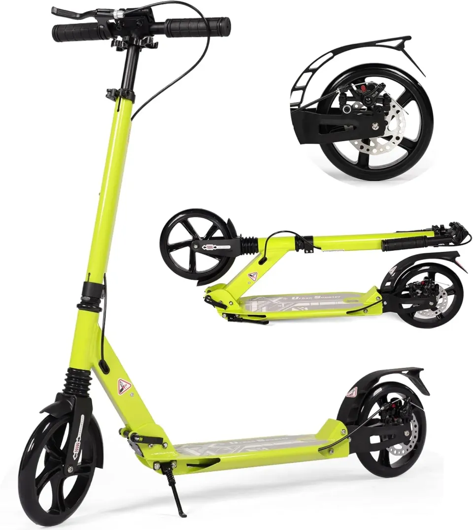 H.yeed sparkcykel 200mm gul med skivbroms