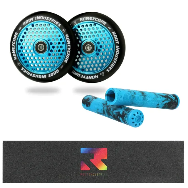 Root Industries HoneyCore 120mm uppgraderingspaket blå hjul grepp