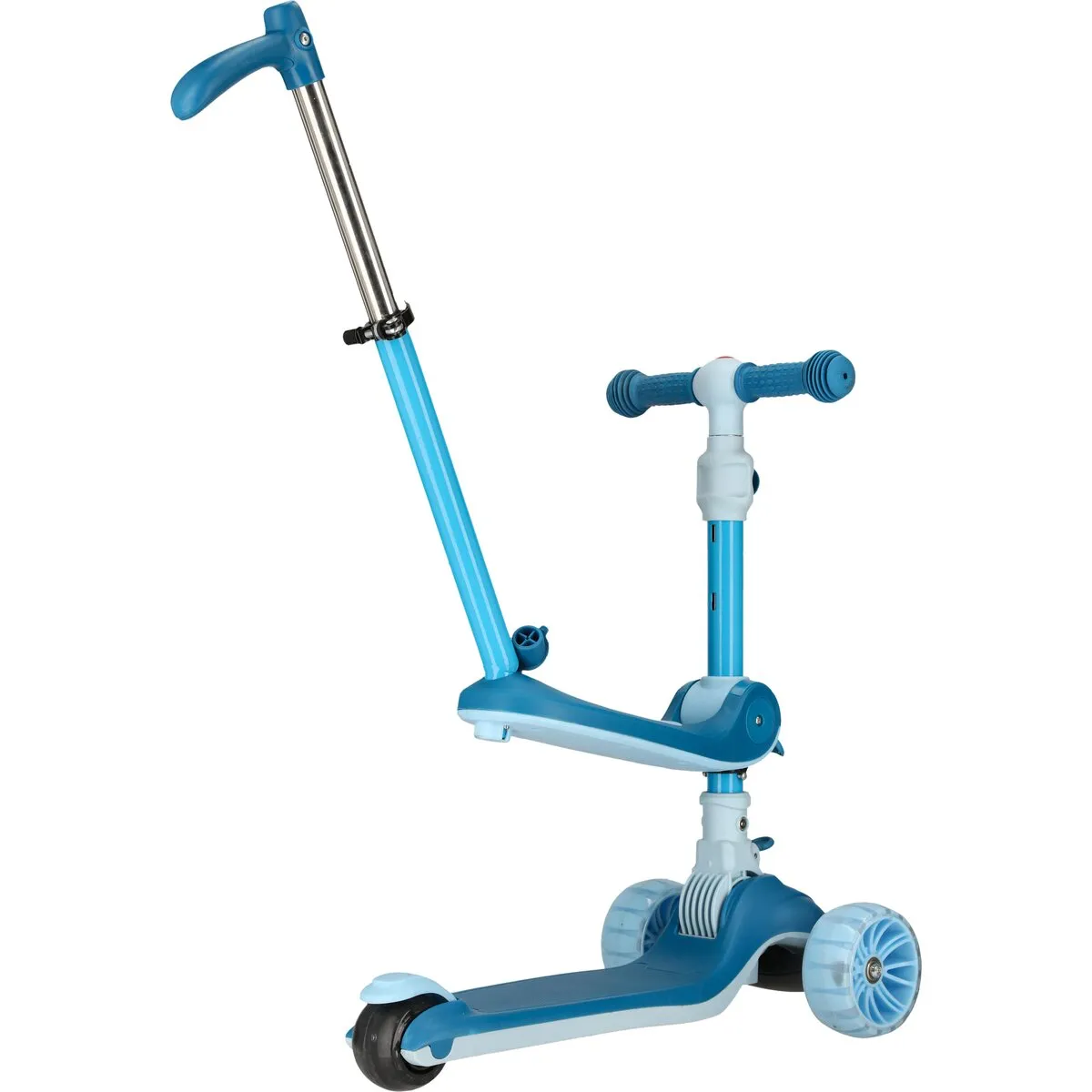 Rezo Fanau 4i1 sparkcykel barn blå lila