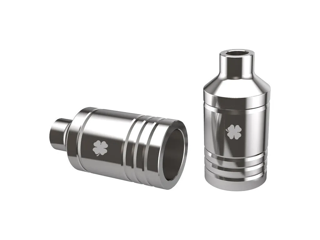 Lucky Lugs pegs sparkcykel Svart 2-pack aluminium