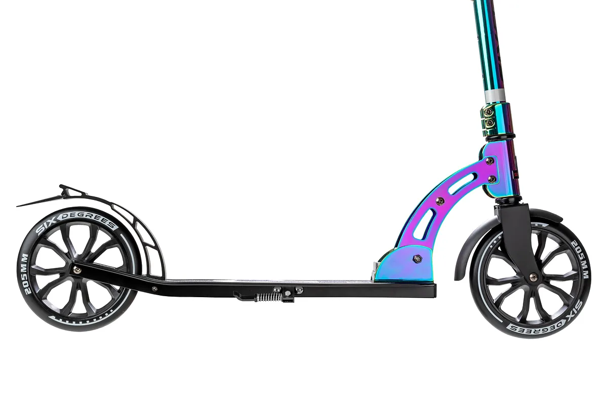 SIX DEGREES Aluminium Scooter 205 mm sparkcykel neochrome special