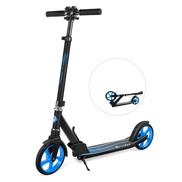 Beleev V5 sparkcykel 2 hjul blå 200 mm fädring