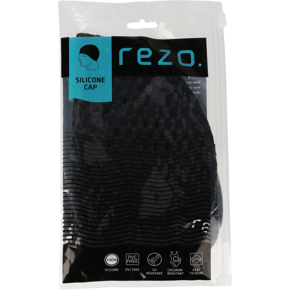 Rezo Bubble badmössa svart silikon