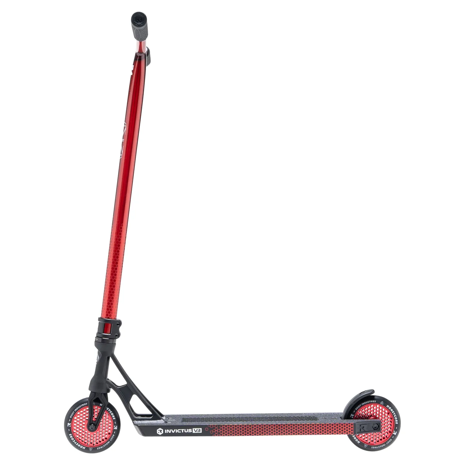 Root Industries Invictus v3 tricksparkcykel burnt red 120mm