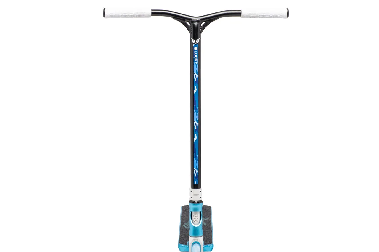 Lucky Cody Flom V2 stunt-scooter blå camo 110mm