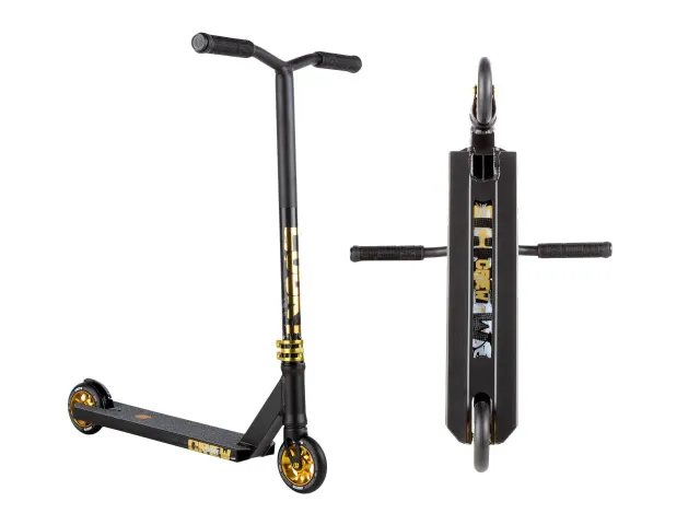 Lucky Crew tricksparkcykel Obsidian 110mm nybörjare