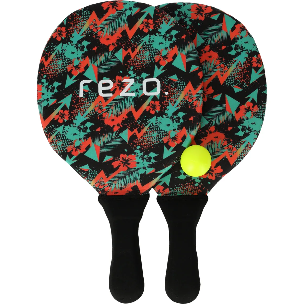Rezo Neoprene paddleset Multi Color 2 racket badboll