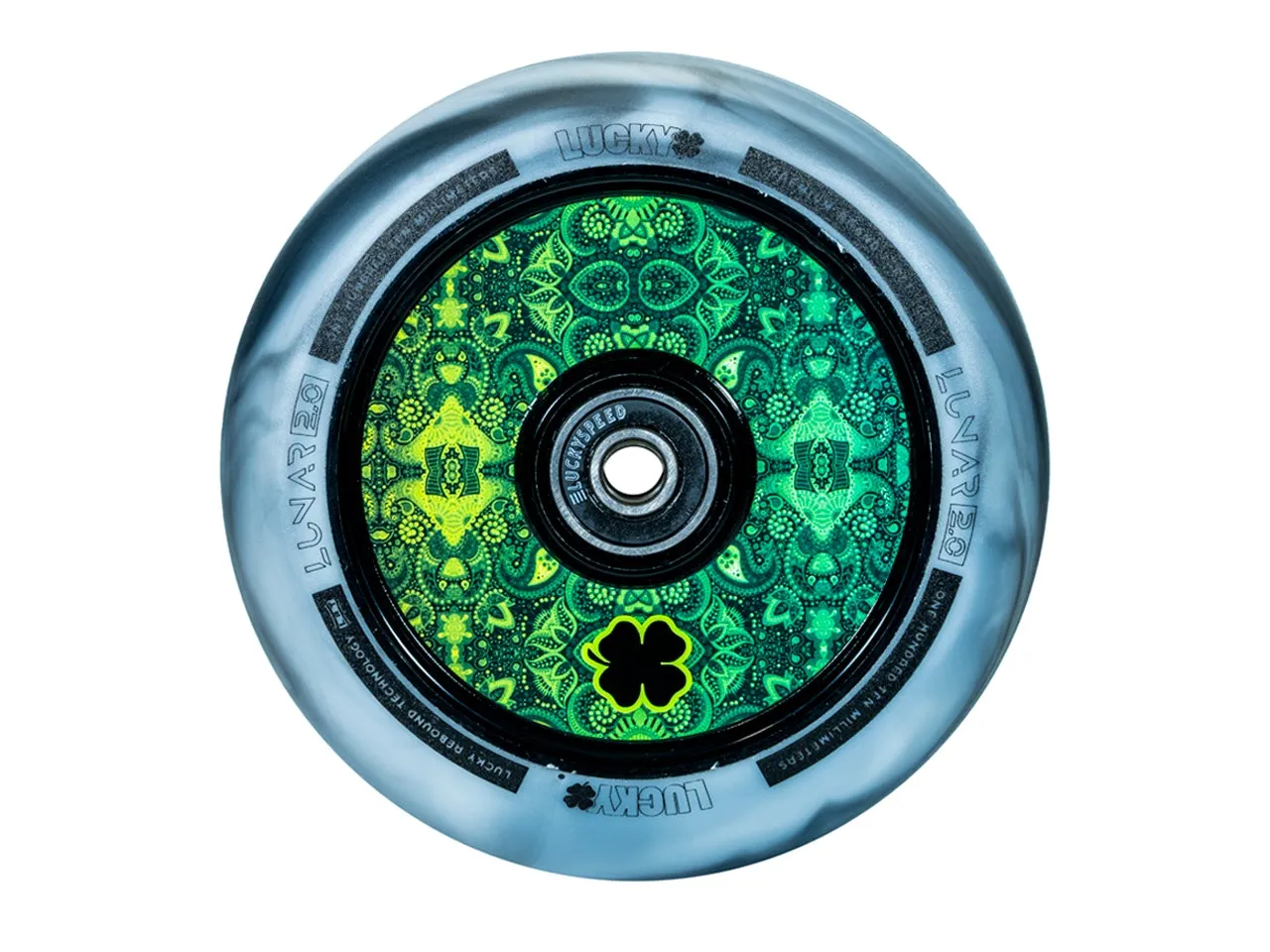 Lucky Lunar 110mm sparkcykelhjul 24mm med lager