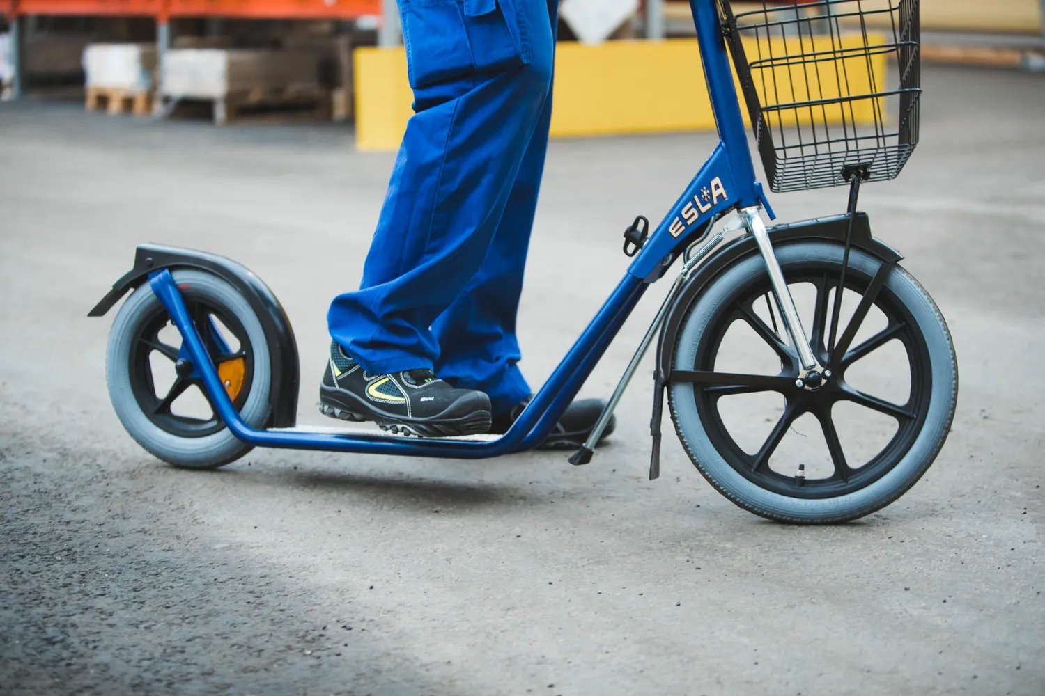 ESLA 4102 sparkcykel 16/12 tum stålram