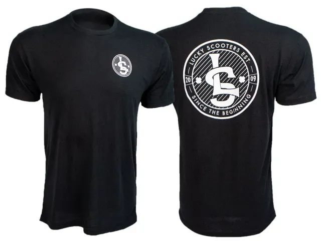 Lucky Since the Beginning t-shirt svart Onyx