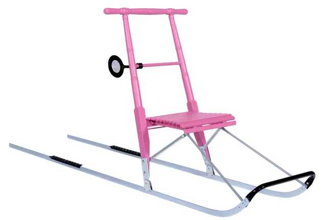 ESLA T6 Think Pink sparkstötting rosa 160–170 cm hopfällbar