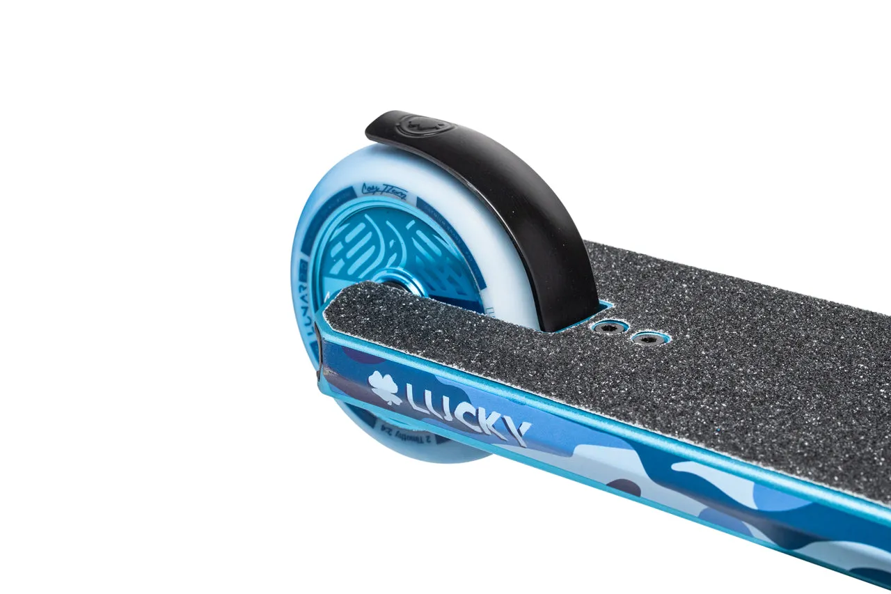 Lucky Cody Flom V2 stunt-scooter blå camo 110mm