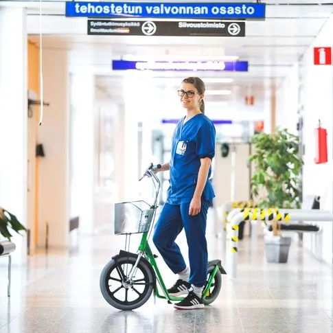 ESLA 4102 sparkcykel 16/12 tum stålram