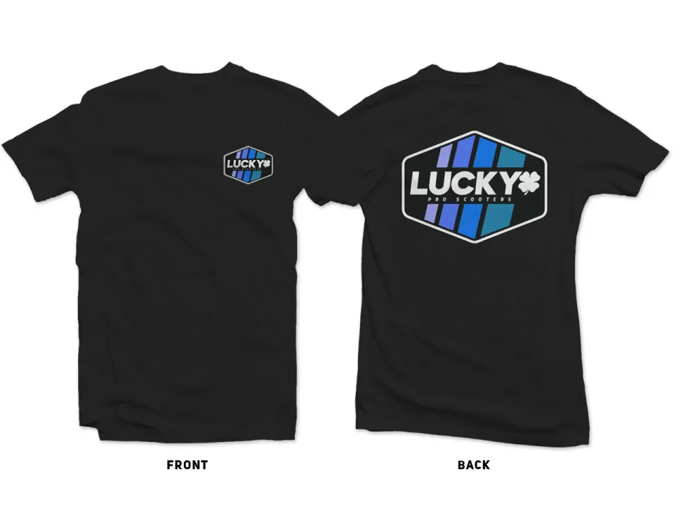 Lucky Aloha t-shirt svart bomull medium