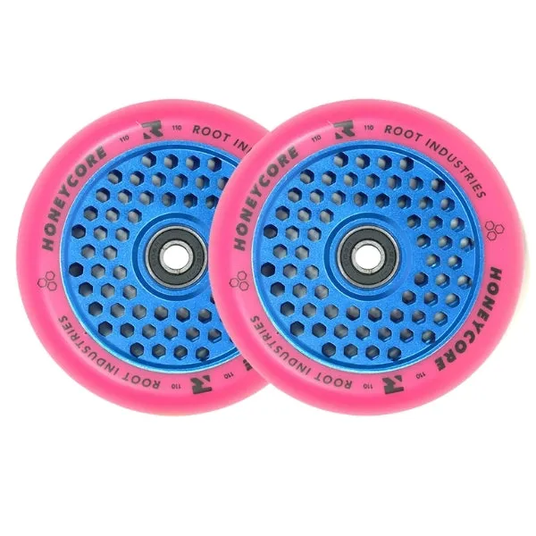 Root Industries HoneyCore 110mm hjul rosa blå snabba