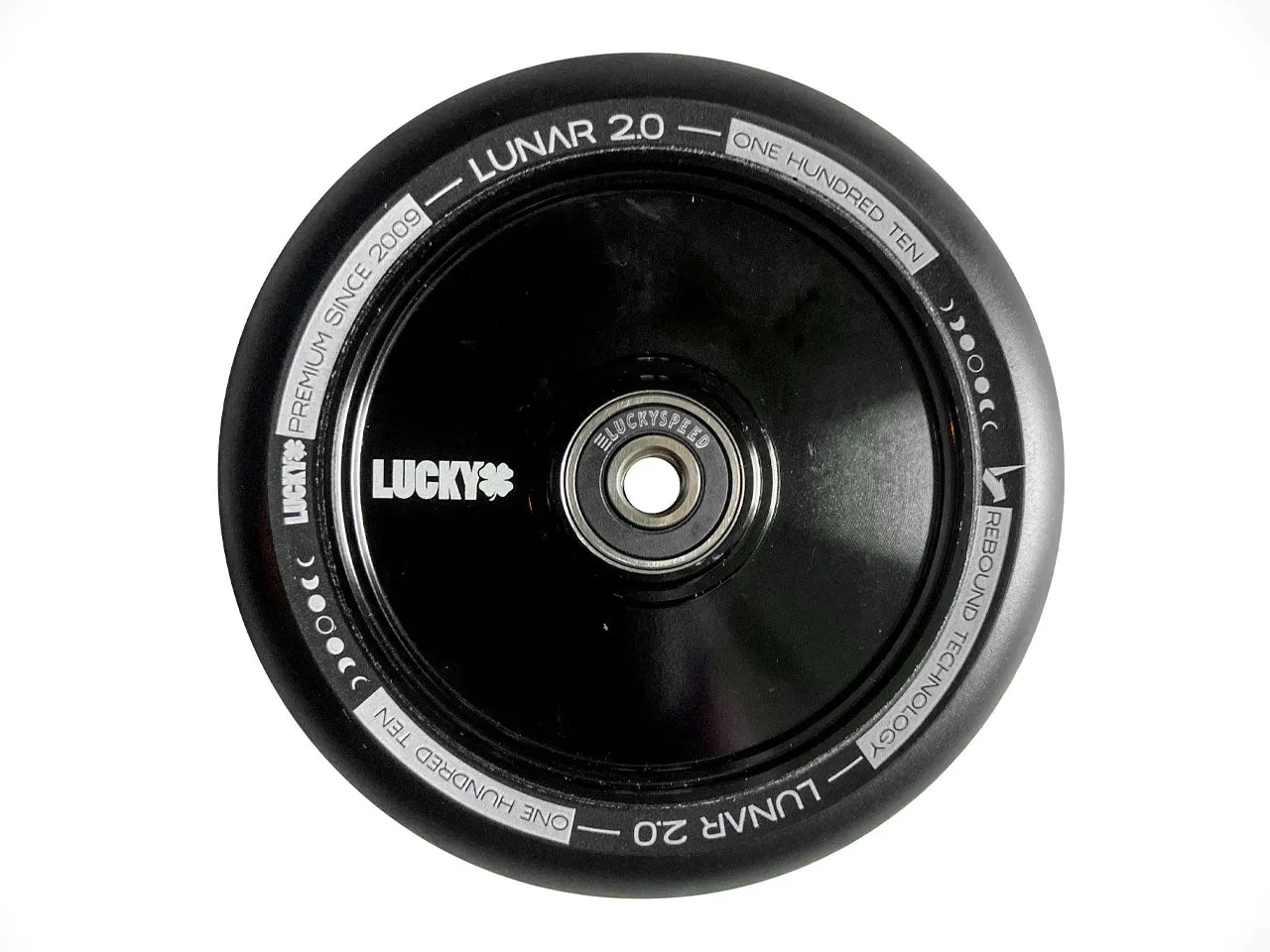 Lucky Lunar 110mm sparkcykelhjul 24mm med lager