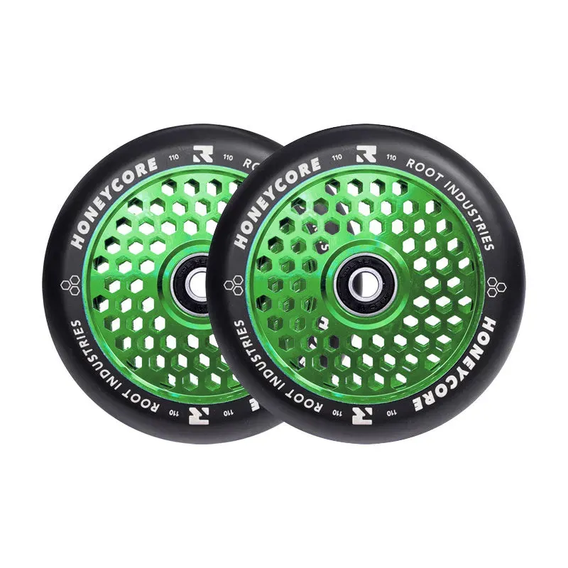 Root Industries HoneyCore 110mm hjul svart/grön lätta