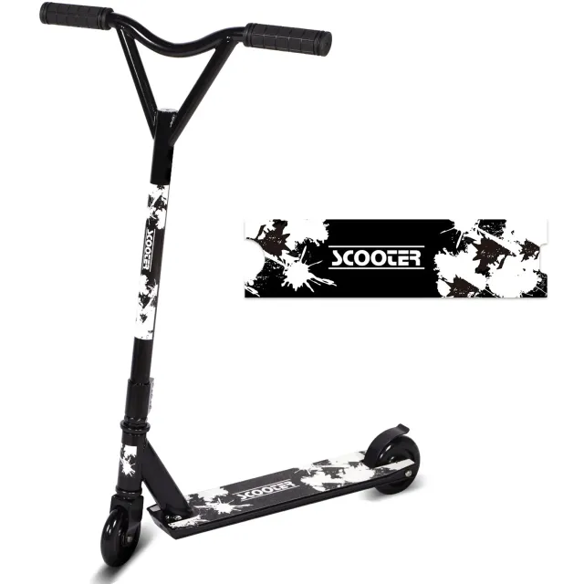H.yeed tricksparkcykel vit 100mm nybörjare