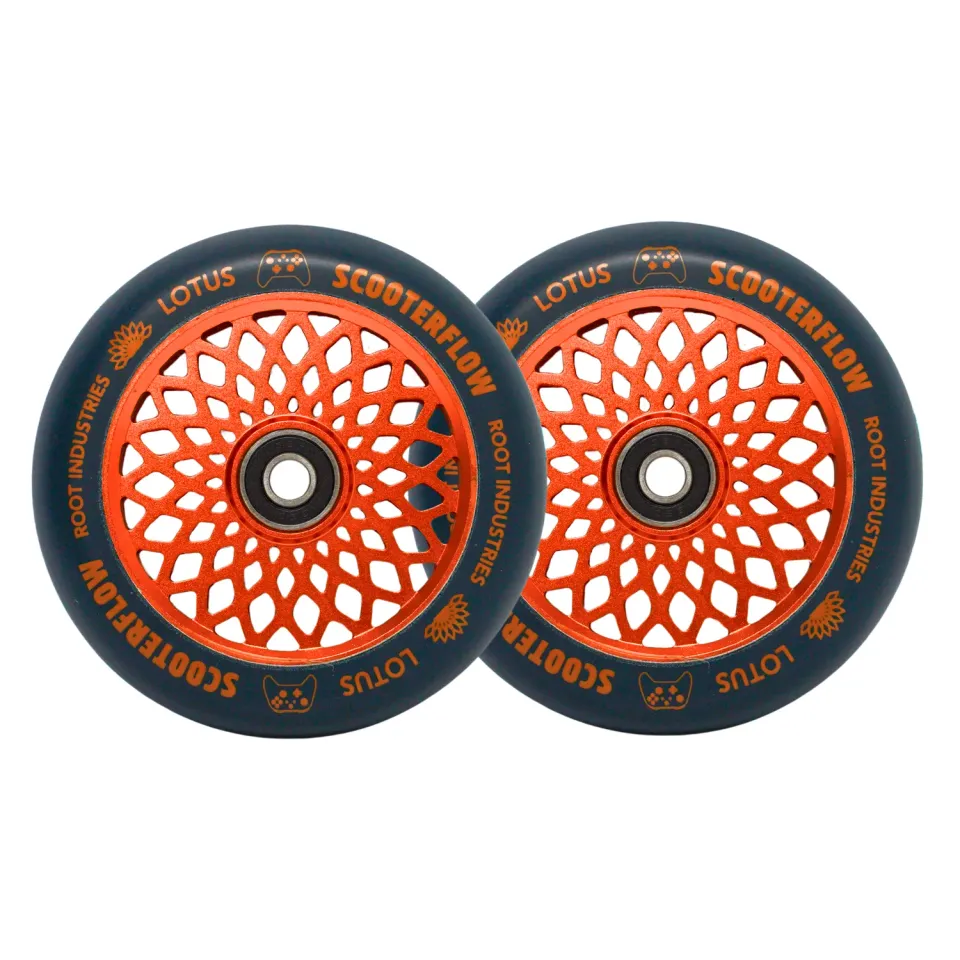 Root Industries Lotus 110mm hjul blå/orange limited