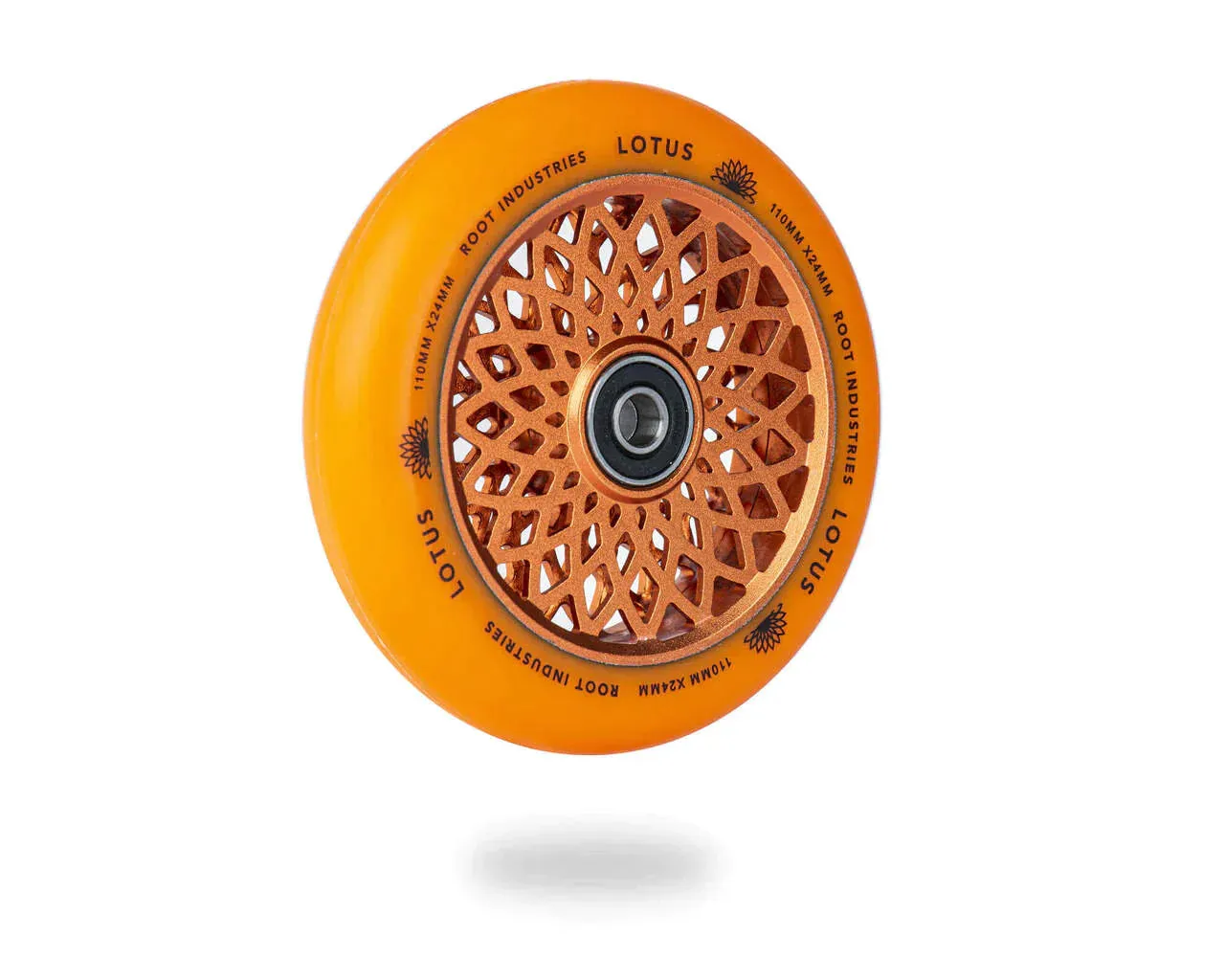 Root Industries Lotus hjul 110mm orange/orange 88A