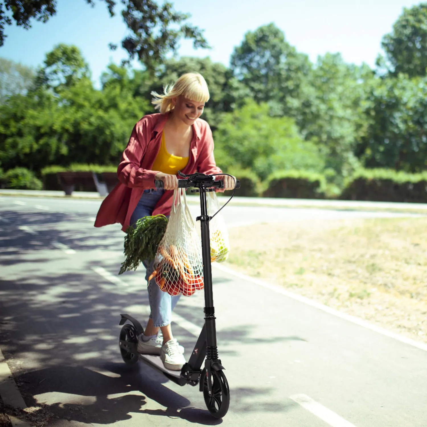 H.yeed sparkcykel svart 200mm med skivbroms