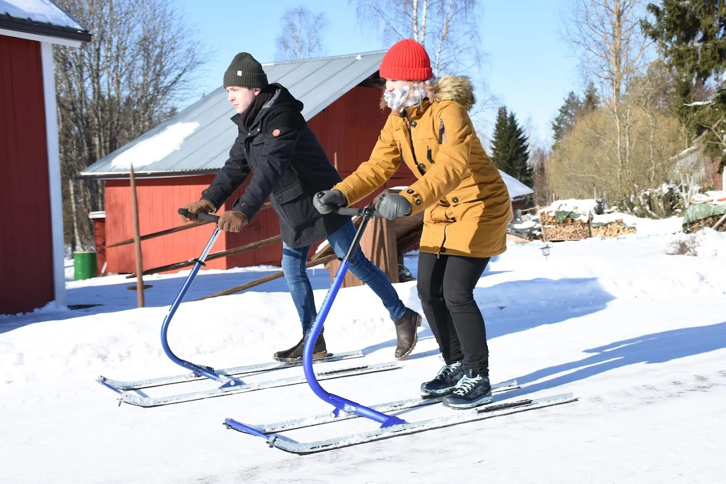ESLA Kickspark sparkstötting stålram tävling