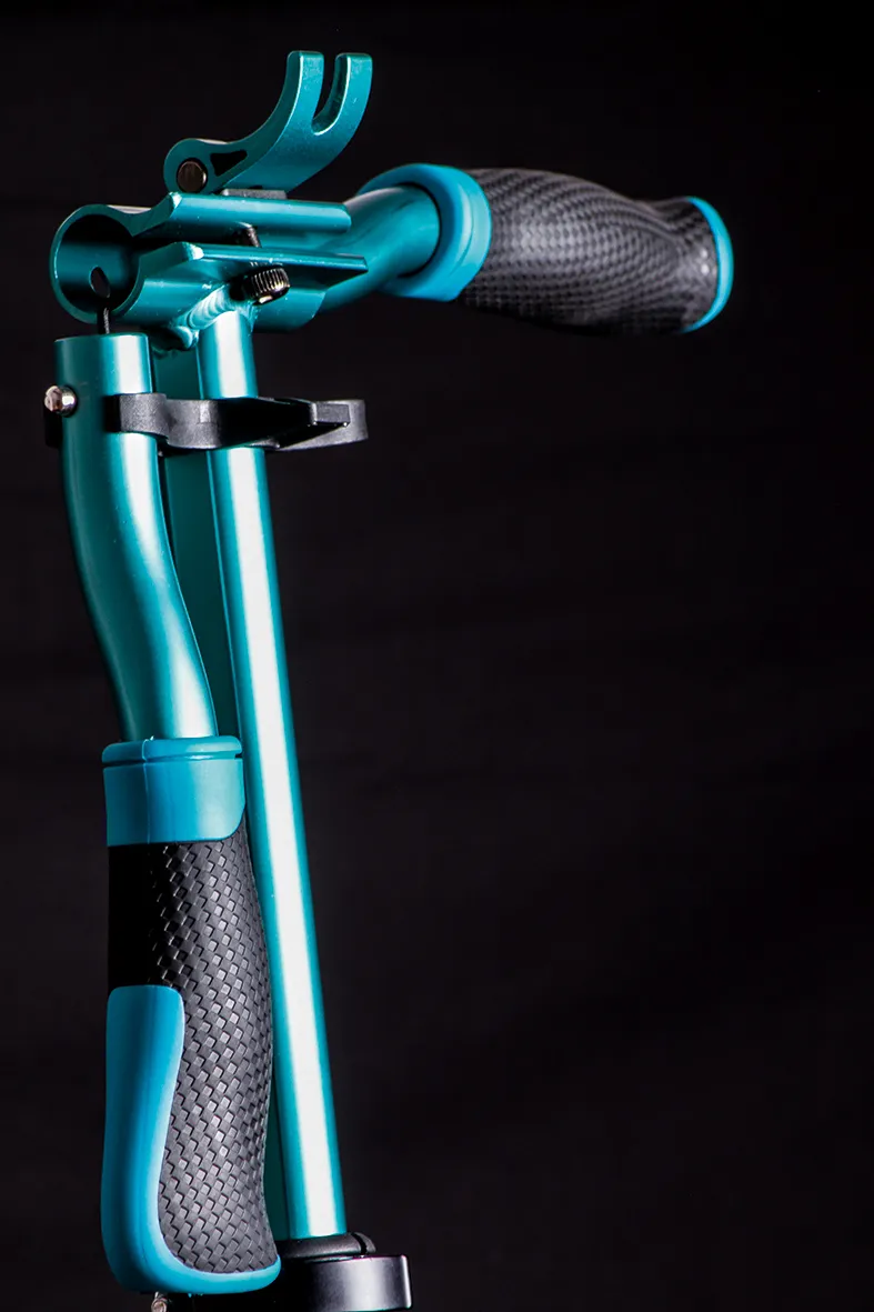 Six Degrees sparkcykel aluminium 230/215 mm turkos