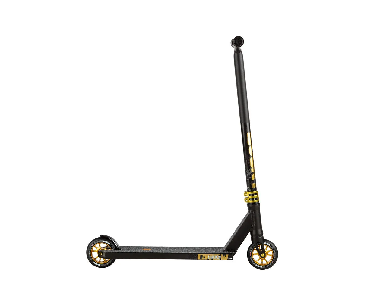 Lucky Crew tricksparkcykel Obsidian 110mm nybörjare