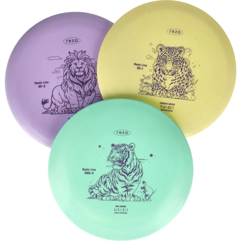 Rezo Ulsan discgolfset 3-pack multi TPE