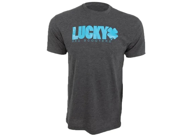 Lucky Solid Logo t-shirt charcoal bomull