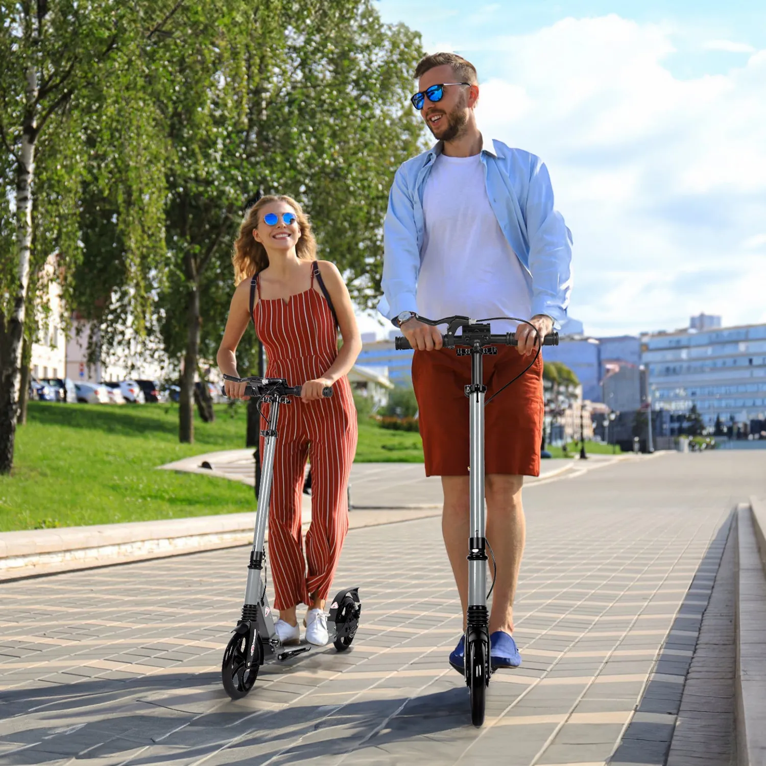 H.yeed sparkcykel grå 200mm med skivbroms