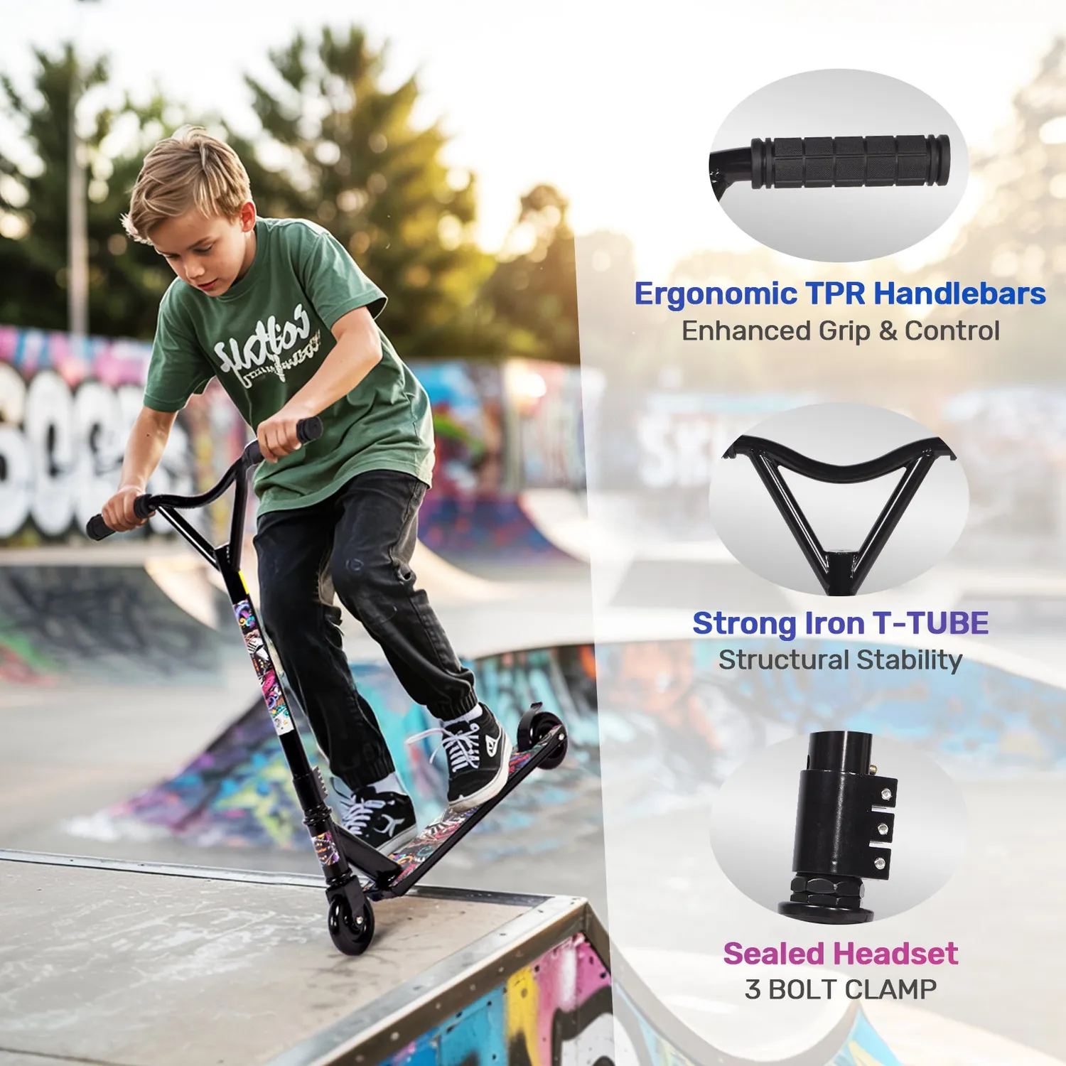H.yeed stuntscooter graffiti 100mm ABEC-9