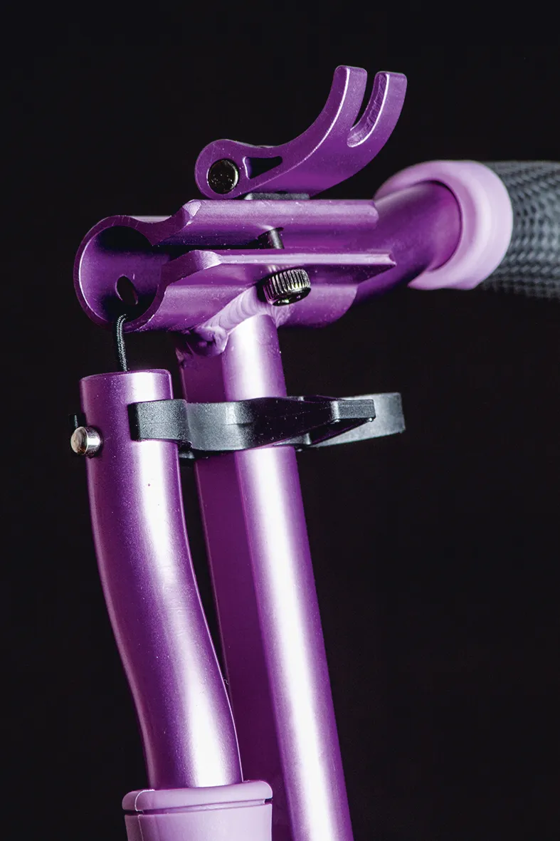 SIX DEGREES Aluminium Scooter 205 mm sparkcykel lila testvinnare