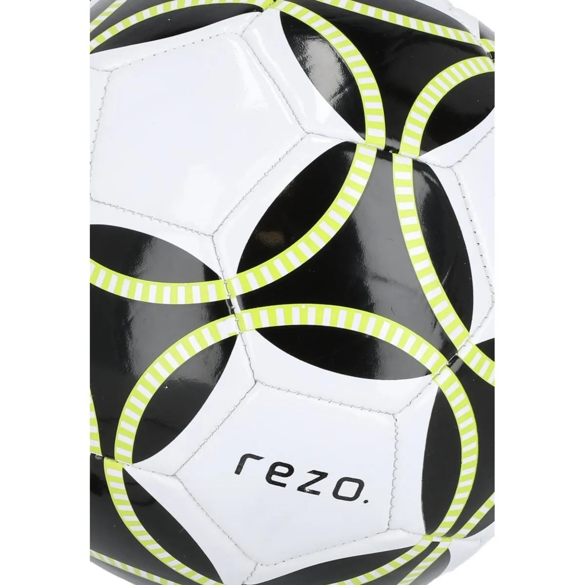 Rezo fotboll med resårband storlek 4 vit PVC