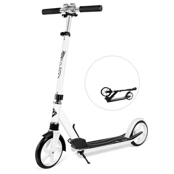 Beleev sparkcykel vuxen 2 hjul mörkgrå 200 mm