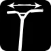 Lucky Bar Width styre tillval 22 tum brett