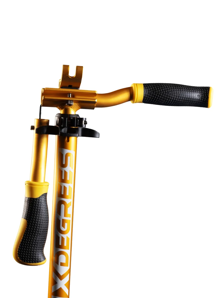 SIX DEGREES Junior sparkcykel 180/145 mm gul hopfällbar