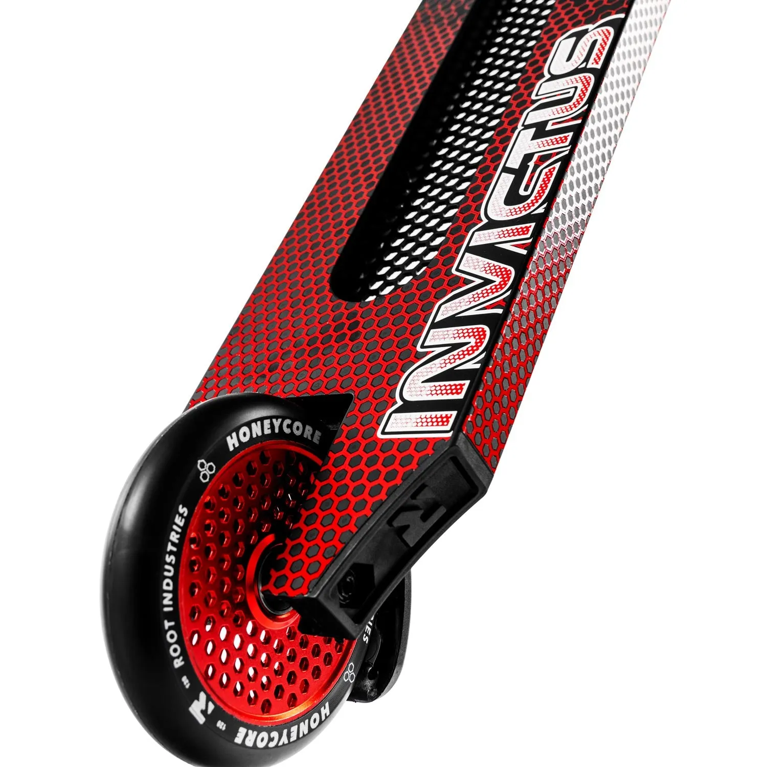 Root Industries Invictus v3 tricksparkcykel burnt red 120mm