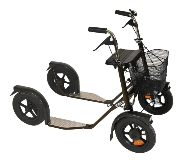 ESLA Kick Roller 3900 sparkcykel brons punkteringsfri