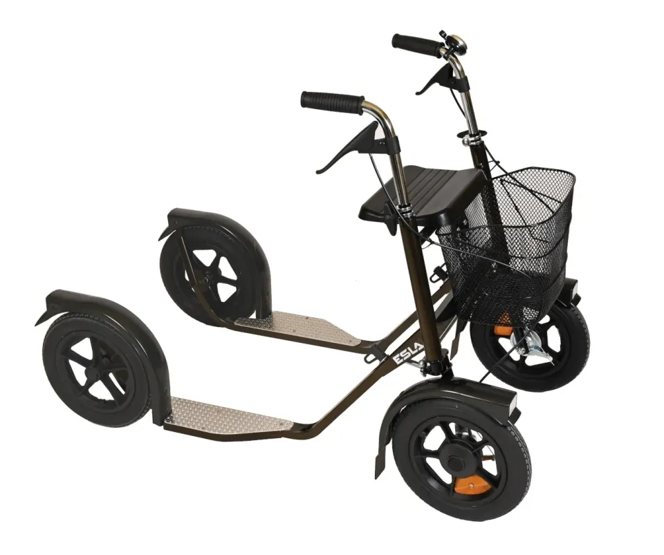 ESLA Kick Roller 3900 sparkcykel brons punkteringsfri