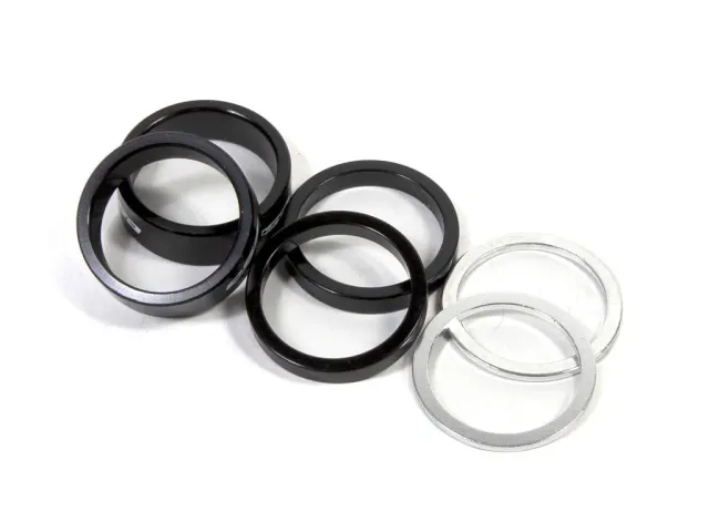 Lucky Headset Spacer styrlagerdistanser 6-pack svart
